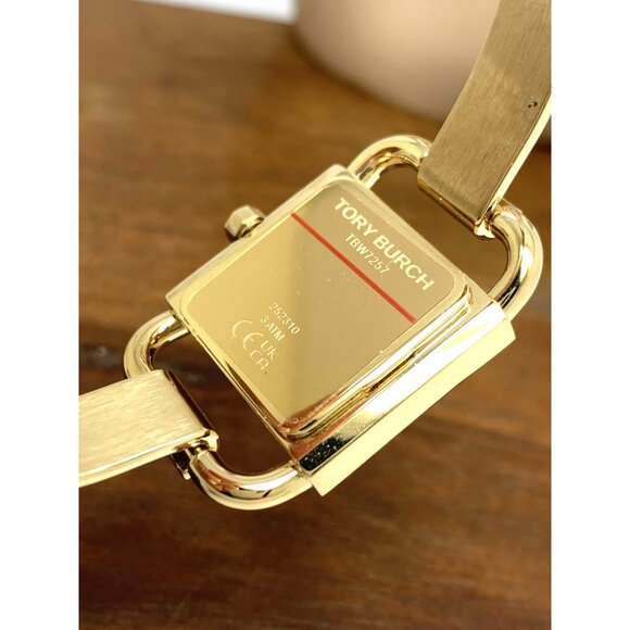 Tory Burch Women's Watch TBW7257 Petite Cream Dial Quartz Bangle Gold Steel - Picture 7 of 14